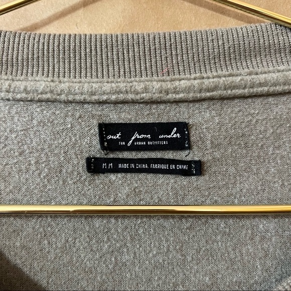 UO | Out From Under Jimmy Oversized Thermal Top Fleece Snap Button Henley Size M - Picture 6 of 10